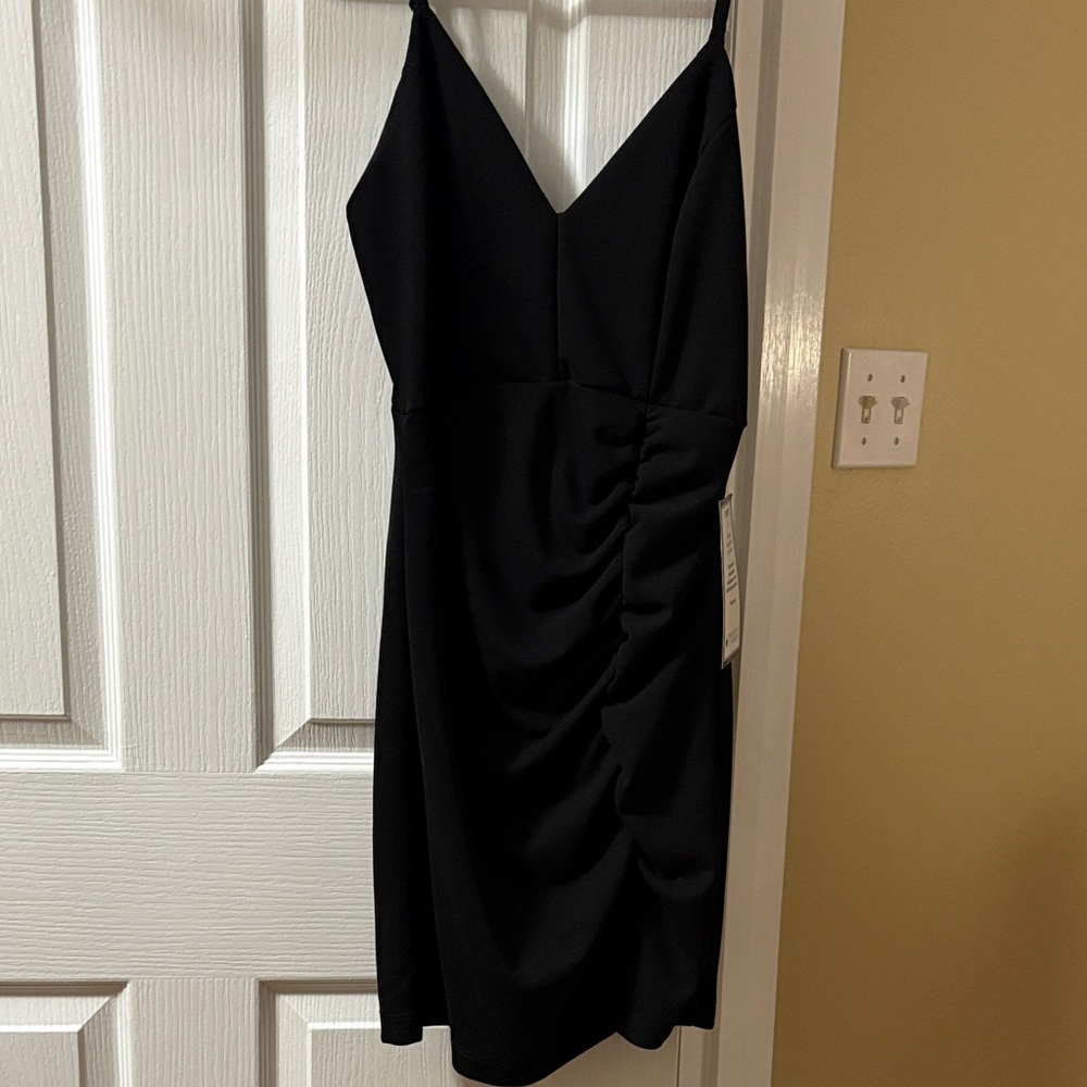 Emerald Sundae Black Mini Dress